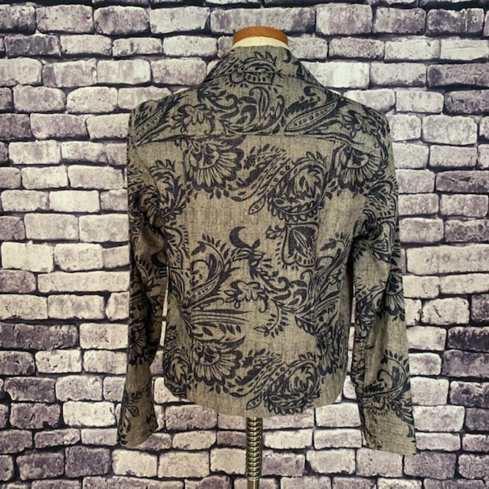 Chico's Button Down Jacket Size Medium - image 5